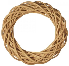 Prútený veniec LOOP Ø25 cm prírodný