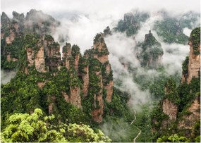 Sklenený obraz - National Park Zhangjiajie, Čína (70x50 cm)