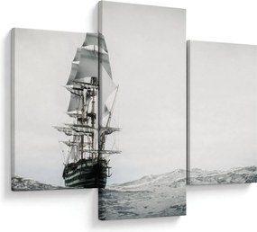 Obraz - Loď plávajúca po oceáne (90x60 cm)
