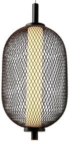 LED závesné svietidlo na lanku PUMA LED/10W/230V pr. 15 cm čierne