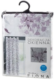 ZÁCLONA NA KRÚŽKOCH FIONA 140X250 CM VIACFAREBNÁ