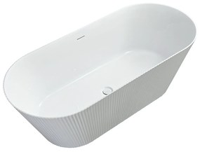 Rea Ofelia, voľne stojaca akrylátová vaňa 1700x740x595 mm, biela lesklá, REA-W0126