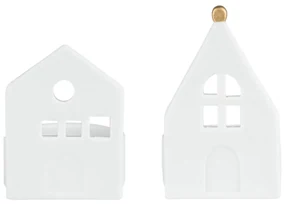 räder Porcelánový svietnik Dream House – set 2 ks