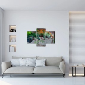 Obraz - Chameleon (90x60 cm)
