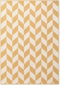 Ted Baker, Kusový koberec Ted Baker Haringey 106380 Yellow White, 120x170, žltá, chodba / predsieň