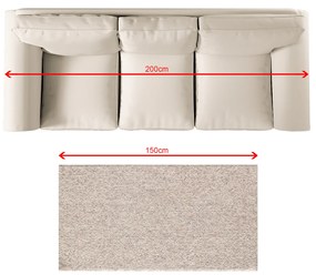 Koberec Solaro beige/grey 80x150 cm