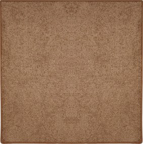 Vopi, AKCIA: 120x120 cm Kusový koberec Capri medený štvorec, hnedá, chodba / predsieň