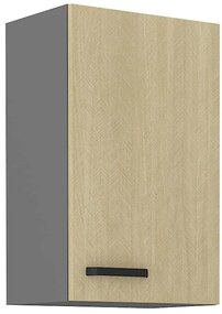 Kuchynská skrinka SCANDI jedľa/antracitová 45g-72 1f