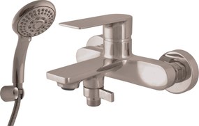 Slezák - RAV Vaňová batéria NIL so sprchovým setom - NL154.5/1MGL, Metal Grey lesk