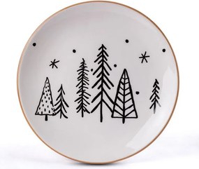 Keramický tanier STROMČEKY 24 cm