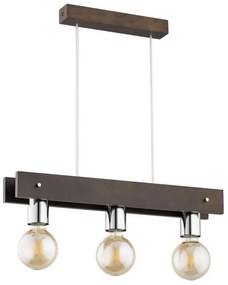 Luster na lanku BINGO 3xE27/60W/230V