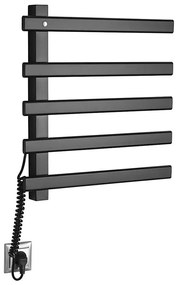 Sapho - Elektrický sušiak na uteráky ELCOR 63W/230V 48x52 cm matná čierna