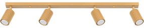 Sollux SL.1565 - Bodové svietidlo KARBON 4xGU10/10W/230V zlatá