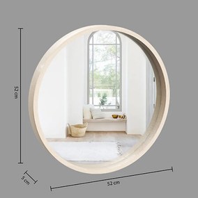 Nástenné okrúhle zrkadlo MIRALIA Ø 50 cm