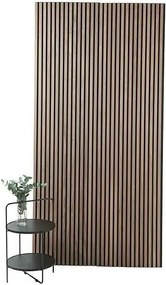 Fibrotech Akustický obkladový panel Basic, MDF, 2440 × 605 × 22 mm, vlašský orech