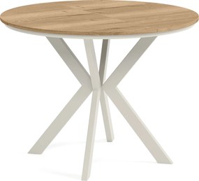Okrúhly rozkladací jedálensky stôl DEVO PLUS Veľkosť: 90 - 128 cm