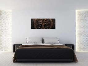 Obraz – Drevený strom života (120x50 cm)