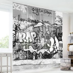 MANUFACTURER -  Súprava posuvnej záclony - Graffiti Art - 4 panely