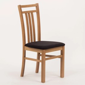 Stima Stolička LOTY Vyberte odtieň ->: Buk, Vyberte látku ->: VELVET čierná 63