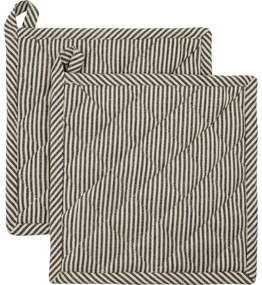 House Doctor Chňapka Chef Dark Grey – sada 2 ks