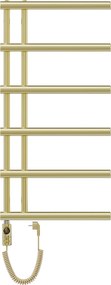 Mexen Jukon, elektrické vykurovacie teleso 988 x 500 mm, 600 W, zlatá lesklá, W116-0988-500-2600-50