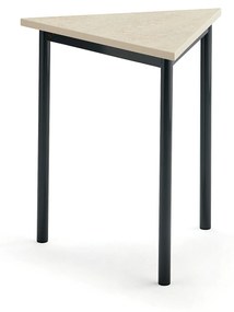 Stôl SONITUS TRIANGEL, 700x700x720 mm, linoleum - béžová, antracit