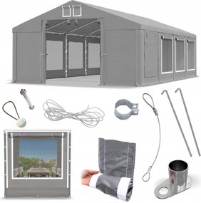 Skladový stan 4x8 m Party Das 560 S