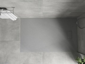 Mexen Hugo, SMC obdĺžniková sprchová vanička 160 x 70 cm, šedá, 42617016
