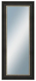 DANTIK - Zrkadlo v rámu, rozmer s rámom 50x120 cm z lišty GREECE čierna (2641)