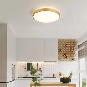 Brilagi - Stmievateľné LED svietidlo GLASS POOL DOUBLE LED/48W/230V 40 cm zlaté + diaľkové ovládanie