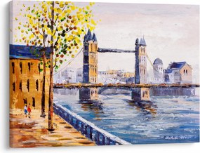 Obraz - Maľba mesta (70x50 cm)