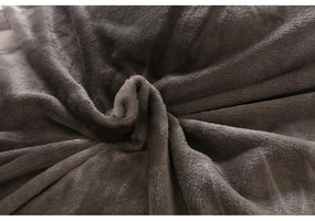 Sivé obliečky na jednolôžko z mikroplyšu 140x200 cm – My House