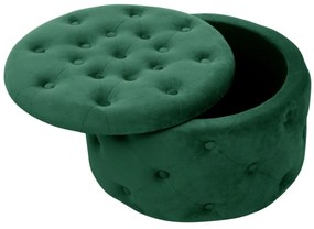 Taburet ILIA samet zelený