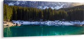 Obraz - Jazero Karersee (120x50 cm)
