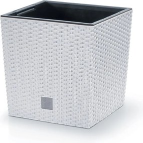 Kvetináč Rato Flat biely