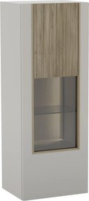 XXXLutz ZÁVESNÁ VITRÍNA, sivá, 48/128/38 cm Voglauer - Sklenené vitríny - 000142016345