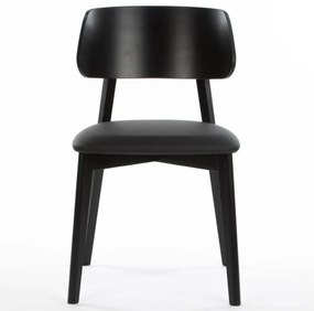MARY DREVENÁ STOLIČKA S PODSEDÁKOM black