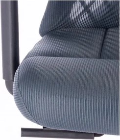 MI Ergonomické kreslo AVERY šedomodré