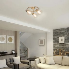 Rabalux 5549 - Bodové svietidlo HOLLY 3xE14/40W/230V zlatá