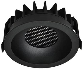 LED Podhľadové svietidlo LED/18W/230V 3000/4000/6400K ø 10,6 cm čierna