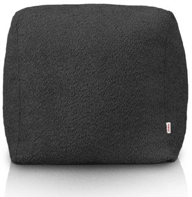 Taburetka Boucle čierna