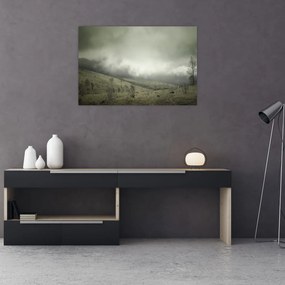 Obraz krajiny pred búrku (90x60 cm)