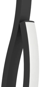 Eglo 901208 - LED Stolná lampa GRISOLIA LED/12W/230V 4000K čierna