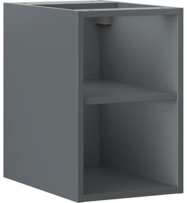 Mexen Box-A, otvorená skrinka s policou 30 cm, grafitová matná, 91AX2-0300-470-0-66