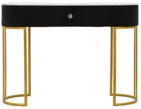 Konzolový stolík v čierno-zlatej farbe 43x100 cm Montpellier – Mauro Ferretti