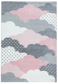 Kusový koberec Bambi 820 pink, 80x150, ružová, detská izba, Ayyildiz