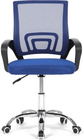 Detská otočná stolička modrá KA-L103 BLUE