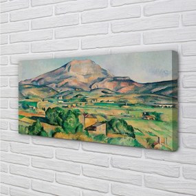 Obraz canvas Art lúka s výhľadom na vrchol 100x50 cm