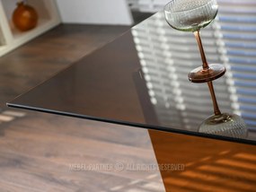 Jedálenský stôl Fernandez (sklo). Akcia -15%. Vlastná spoľahlivá doprava až k Vám domov. 1137127