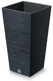 Prosperplast Kvetináč Furu Square (antracitová, 395x395x755)  (100378489)